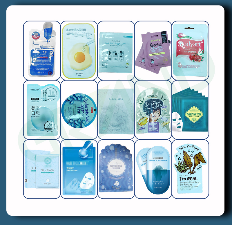 facial mask sample ตัวอย่างมาส์กหน้า