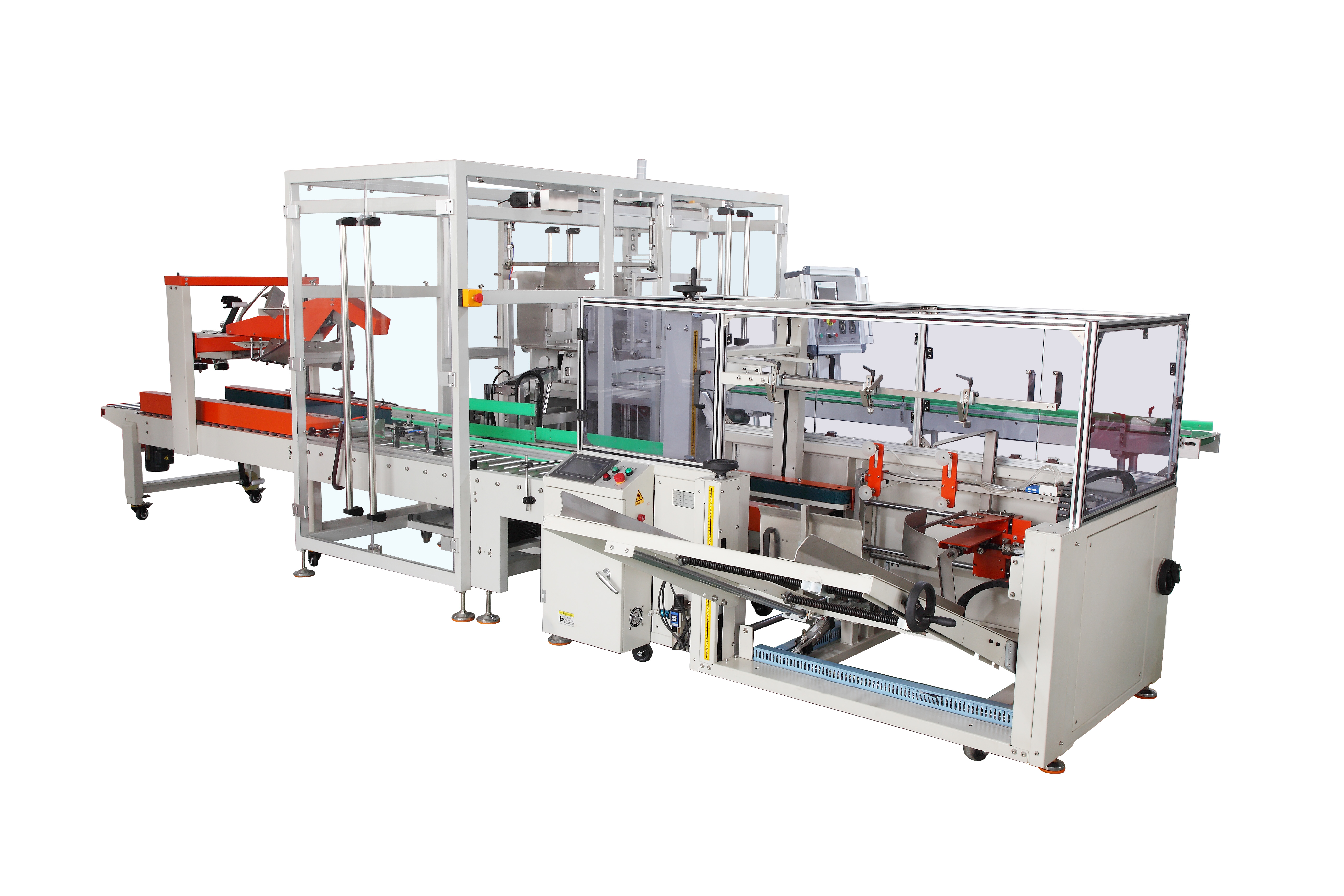 Side Loading Case Packing Machine เครื่องบรรจุกล่องบรรจุด้านข้าง