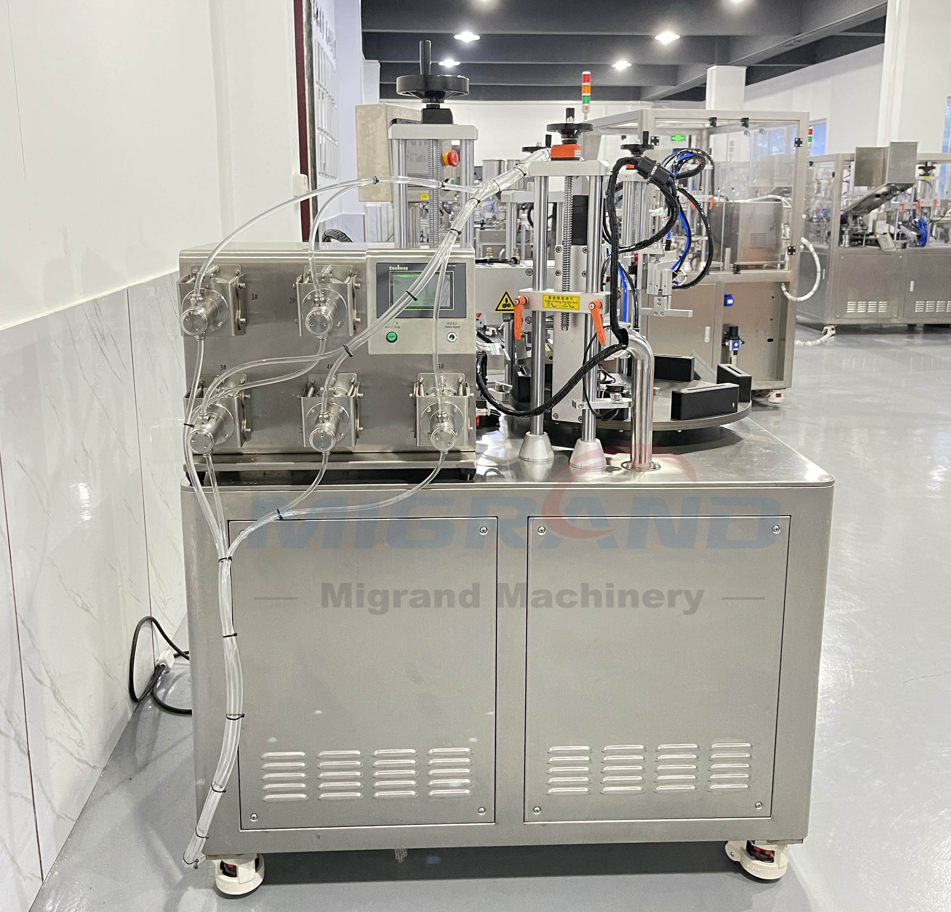 เครื่องบรรจุหลอดสตริป และเครื่องซีลอัลตราโซนิก