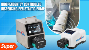 ปั๊ม peristaltic แบบกระจายของเหลว Lab Monodose Peristaltic Pump สำหรับเครื่องบรรจุ