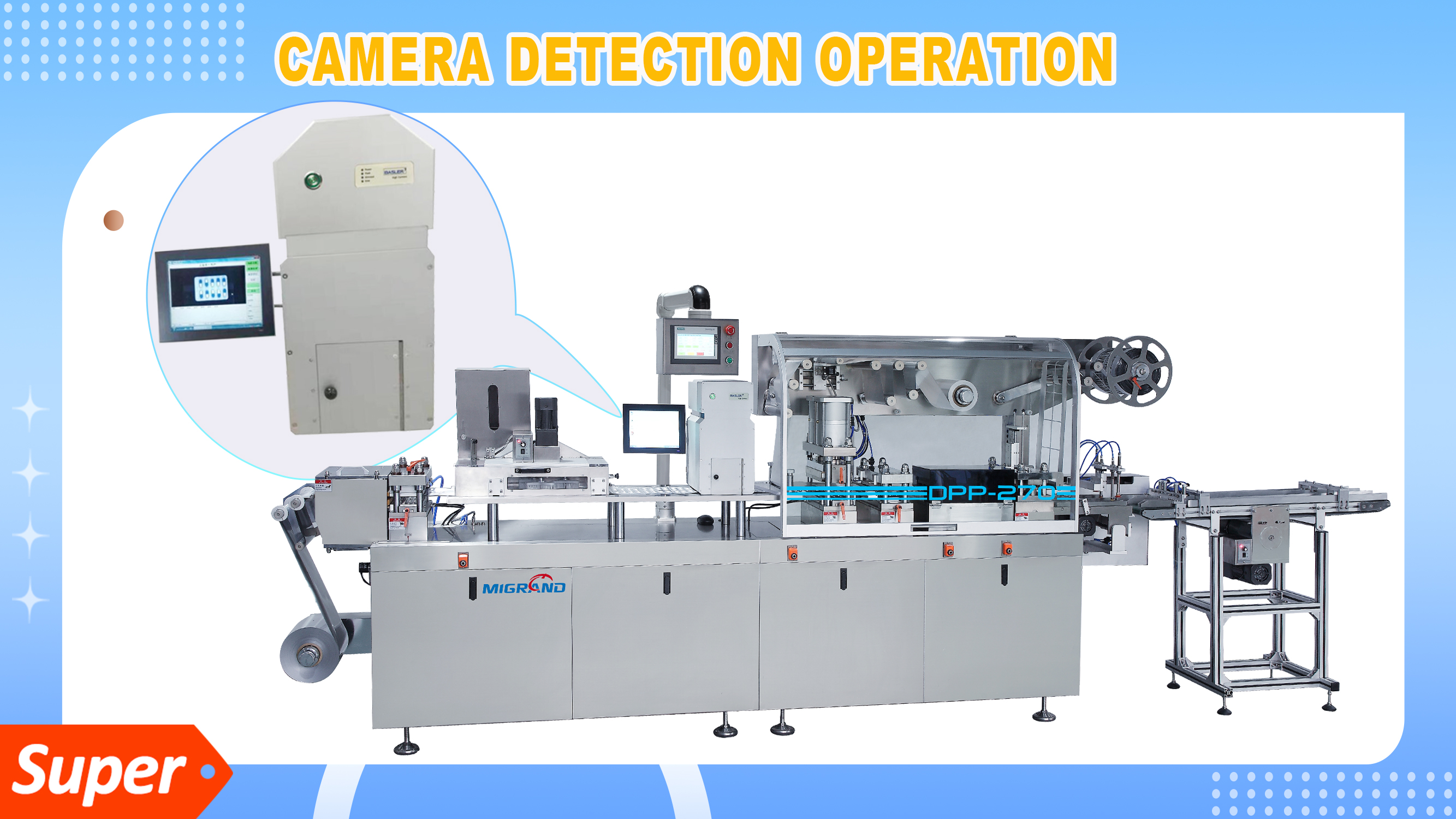 วิธีการใช้งานเครื่องตรวจจับกล้องสำหรับแพ็คเกจแผลพุพอง