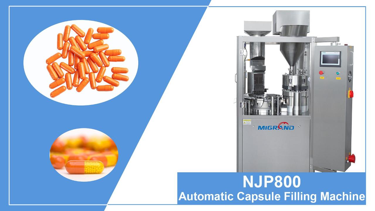 ส่งออกไปยังเยอรมนี NJP-800 เครื่องเติมแคปซูลอัตโนมัติ