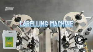 เครื่องติดฉลากสองด้านขวดสี่เหลี่ยมกึ่งอัตโนมัติ