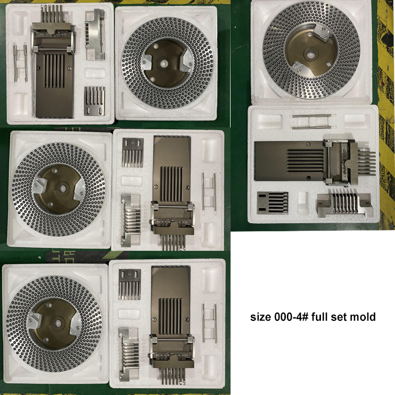 000-4# แม่พิมพ์สำหรับเครื่องเติมแคปซูลกึ่งอัตโนมัติ
