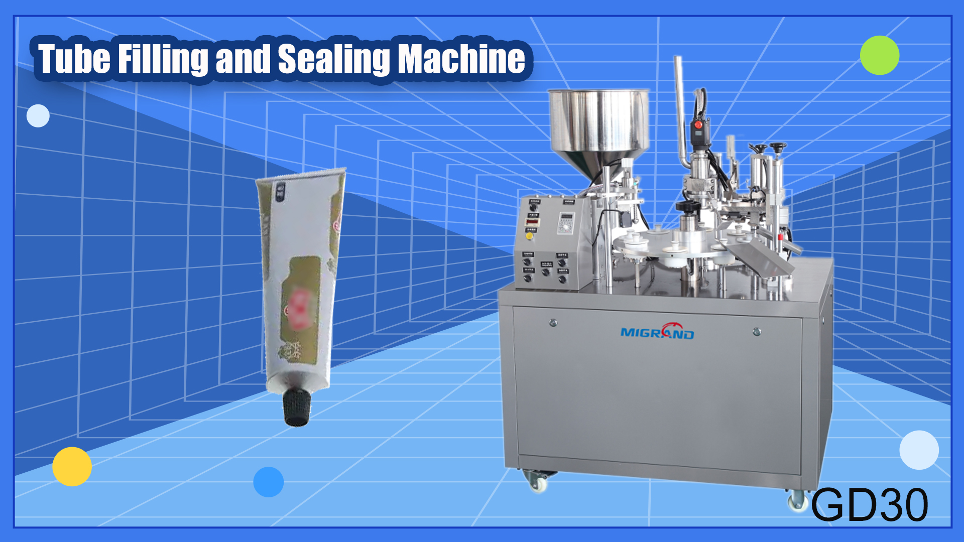 มองโกเลีย - เครื่องเติมและปิดผนึกท่อกึ่งอัตโนมัติ