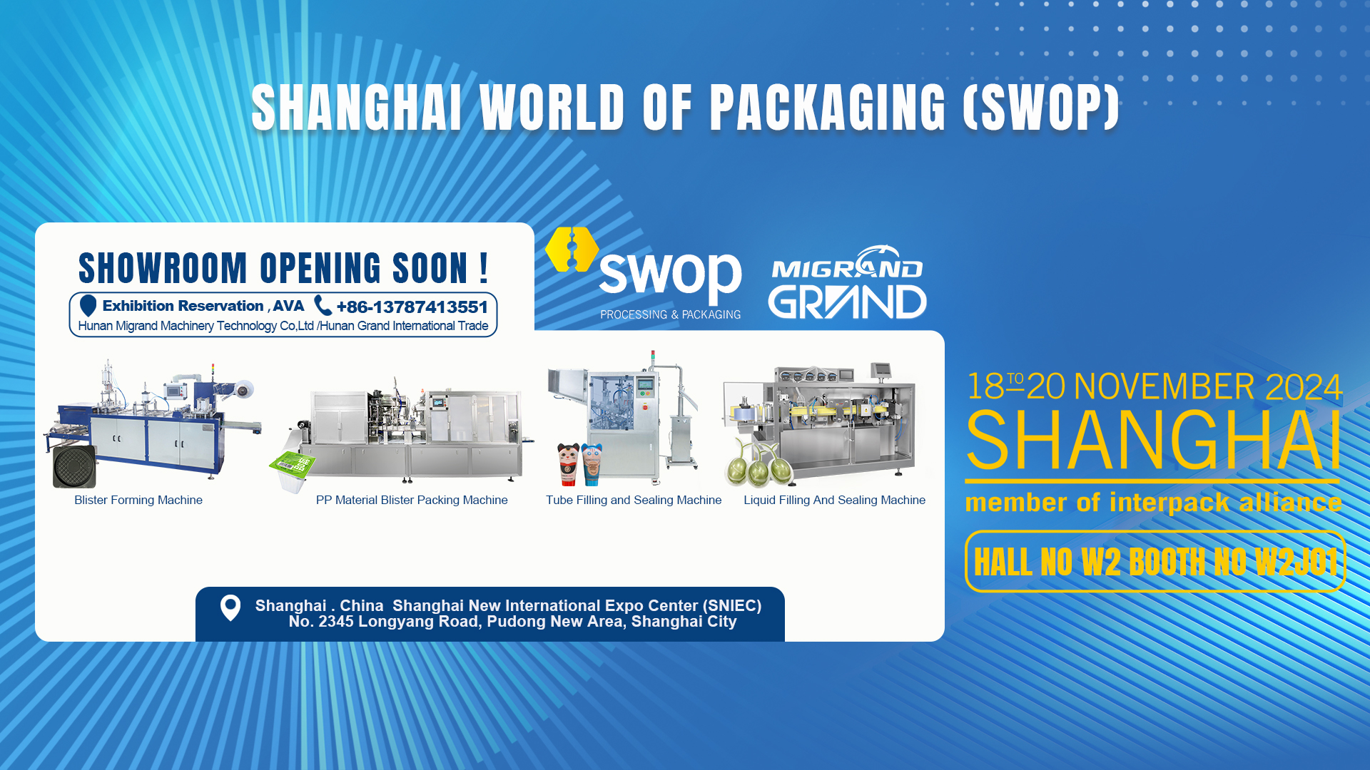 นิทรรศการ SWOP Shanghai World of Packaging ปี 2024