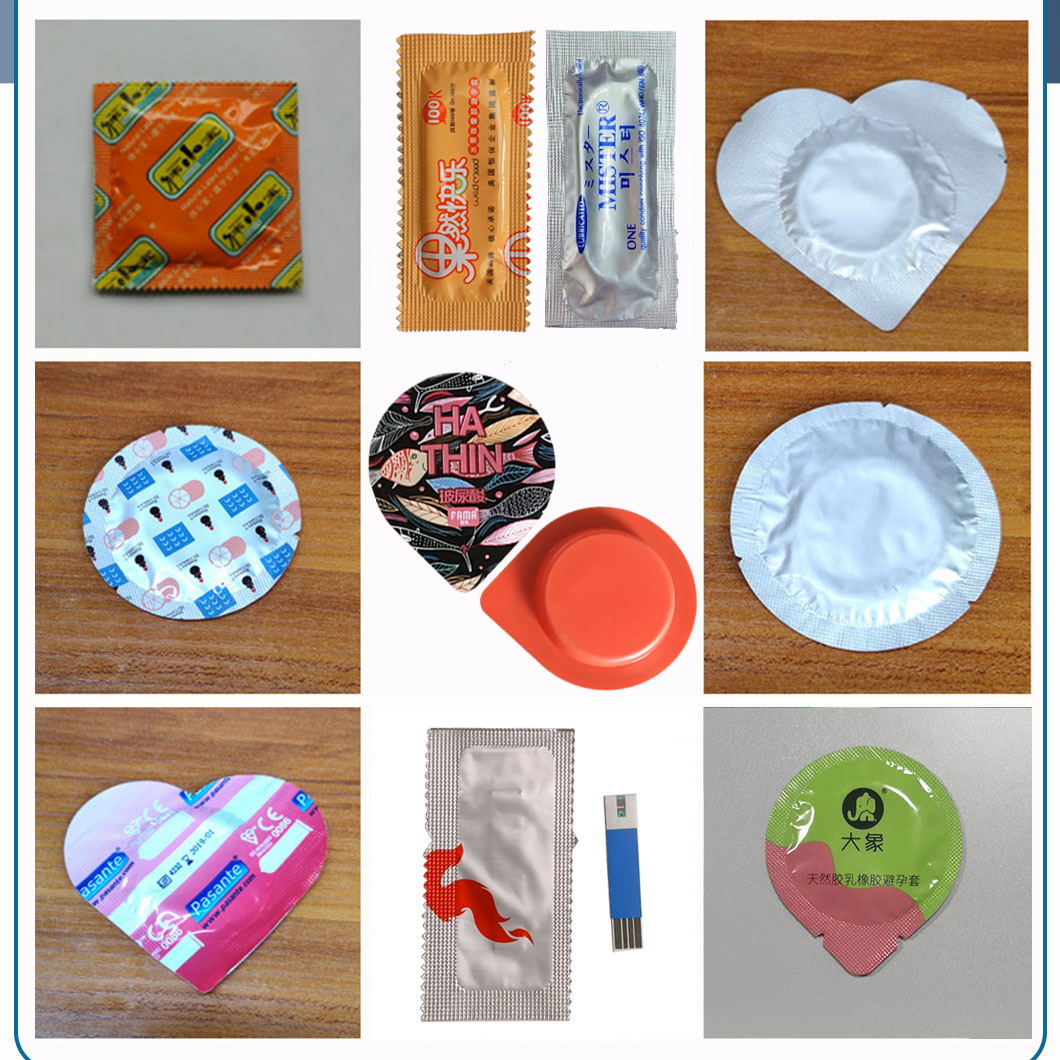 ตัวอย่างสำหรับเครื่องบรรจุถุงยางอนามัย